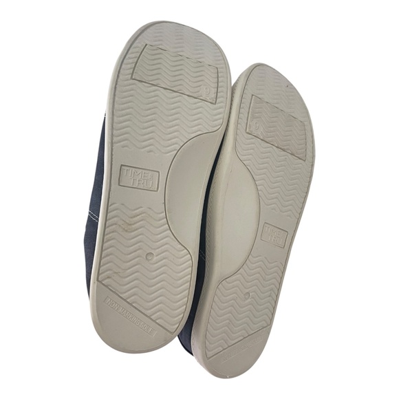 !MEDIUM WIDTH BLUE Time and Tru Women's Scrunch Back Slip-On Sneaker Sz various - Picture 3 of 5